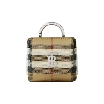 Burberry Cotton AirPods Pro Protective Case Earphone Case Men's Archive Beige