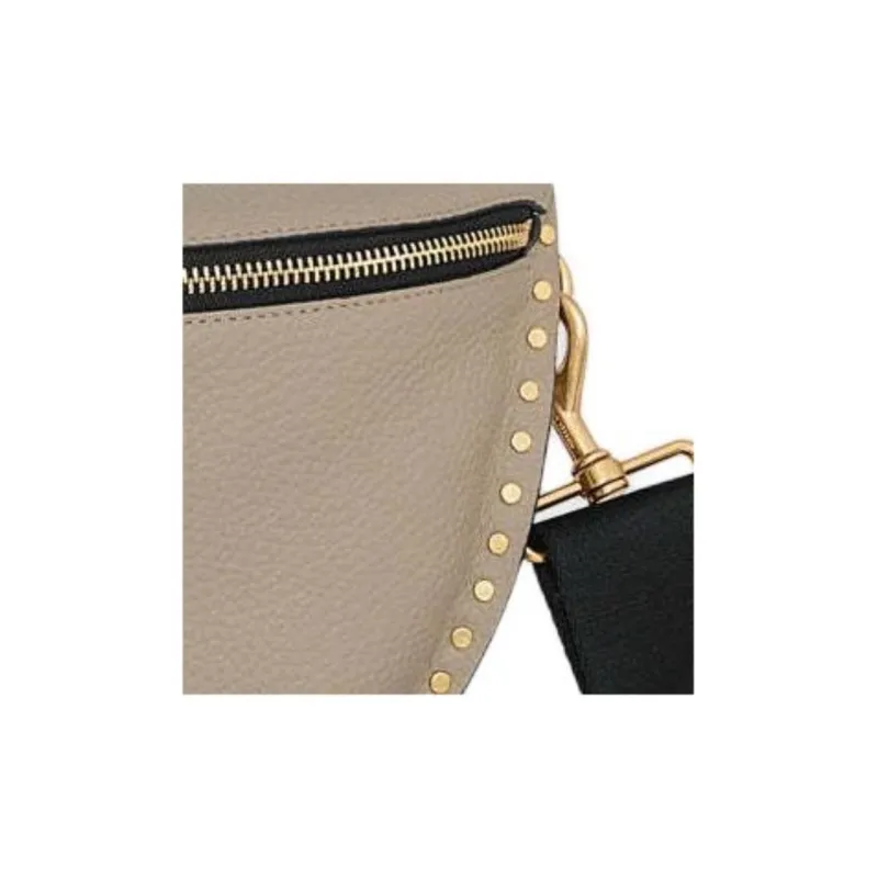 REBECCA MINKOFF Genuine Leather Crossbody Bag Shoulder Bag Women's Oyster Gray-3