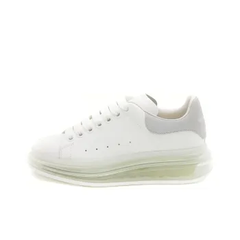 Alexander McQueen Air Bubble Wedge Sole Oversized Sneaker 'White Grey' Women's