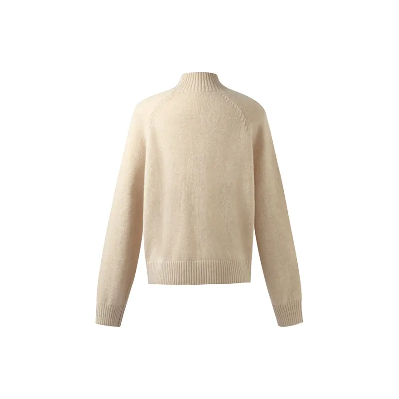 GOELIA Sweater Women's Light Floral Apricot-1