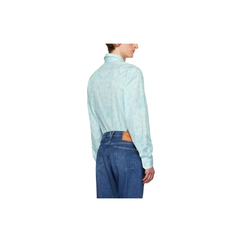 VERSACE Shirts Men Light Blue-1
