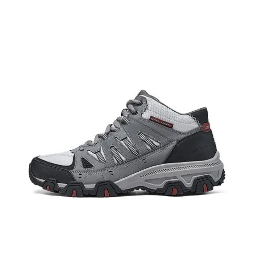 Skechers OUTDOOR MENS Hiking / Trekking Shoes Men Mid-Top Gray