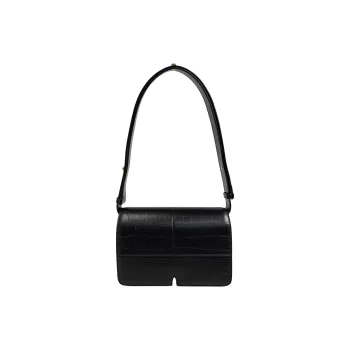 Burberry Sheepskin Handbag, Shoulder Bag Women's Black