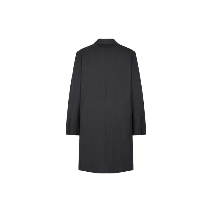 CROQUIS Trench Coat Men Dark Mixed Gray-1
