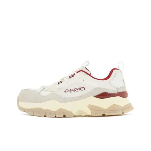 Discovery Expedition Durable Breathable Coverage Low-Top Running Shoes Unisex Ecru