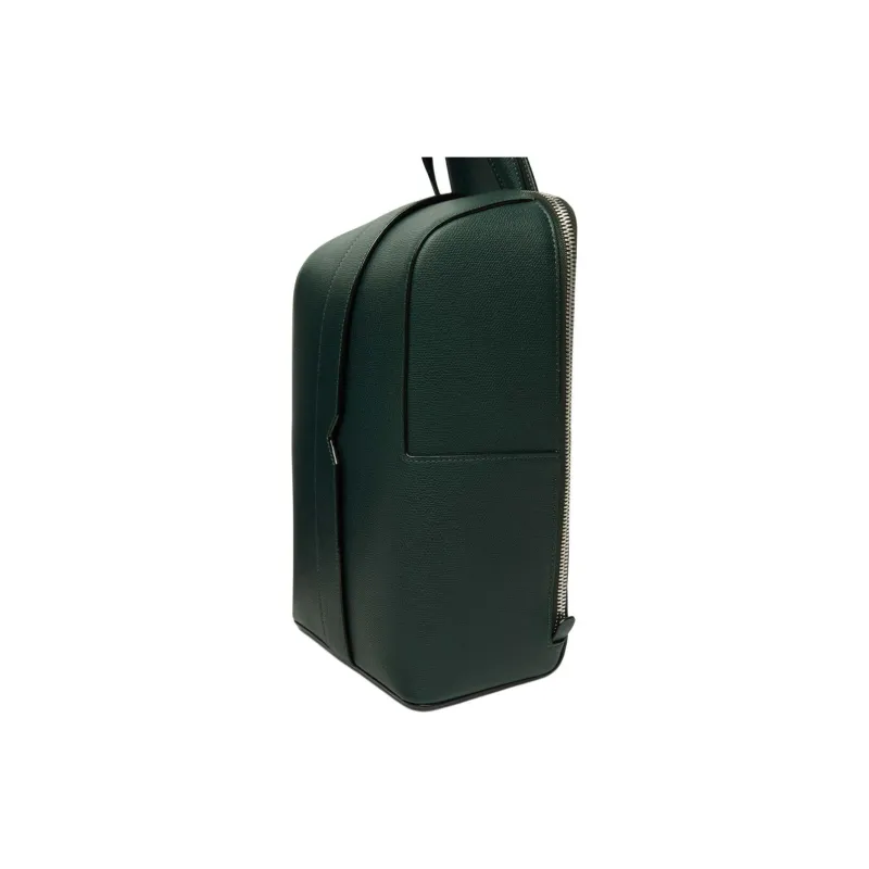 Valextra Calfskin Box Bag, Handbag, Crossbody Bag, Shoulder Bag Men Green-1