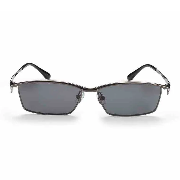MORTON MUNCH Titanium Irregular Shape Sunglasses Men-1