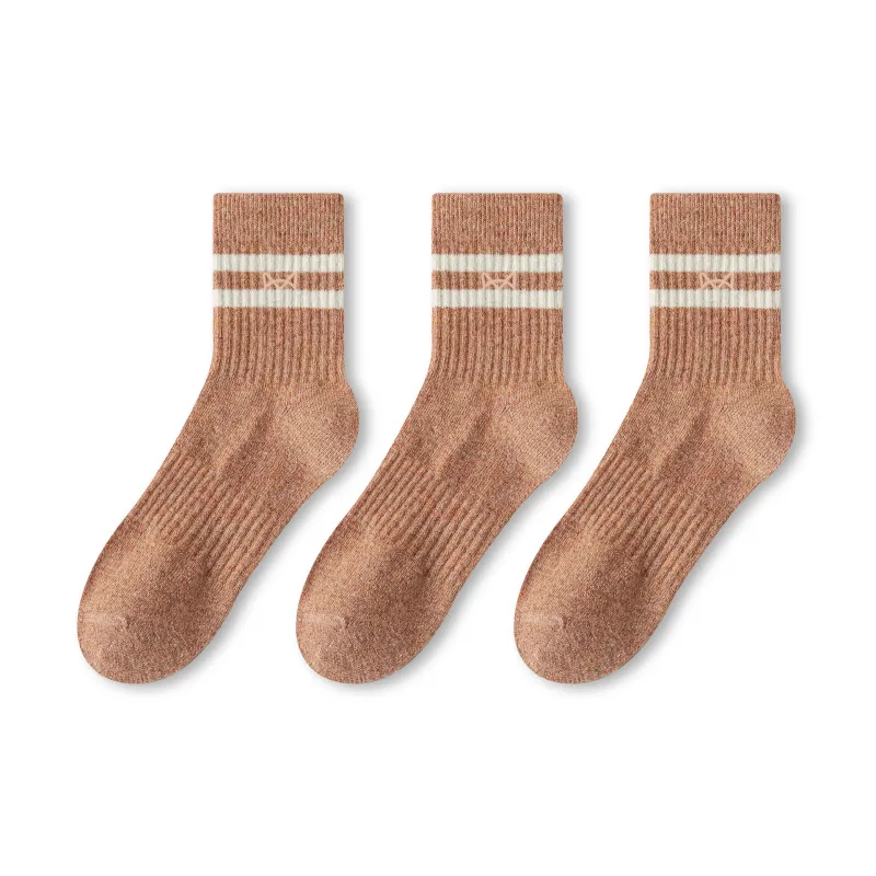 MIIOW Fruit Printing Series Mid Calf Socks Unisex Combo Set-11