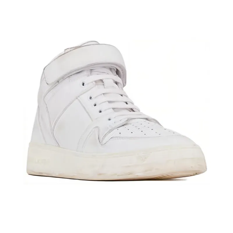 SAINT LAURENT Lax Lace Up Sneakers-3