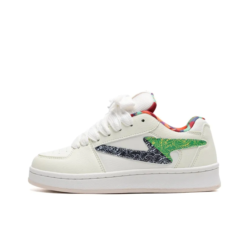 OAOQ Wear-resistant And Lightweight Low-Top Skateboard Shoes Unisex Box-32