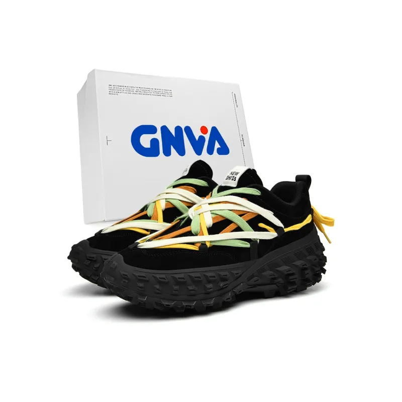 GNVA Slip Resistant Low Top Unisex Chunky Sneakers Box-6