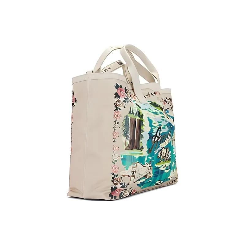 AMIRI Calfskin Tote Bag Shopping Bag Shoulder Bag Crossbody Bag Handbag Unisex Multicolor-2