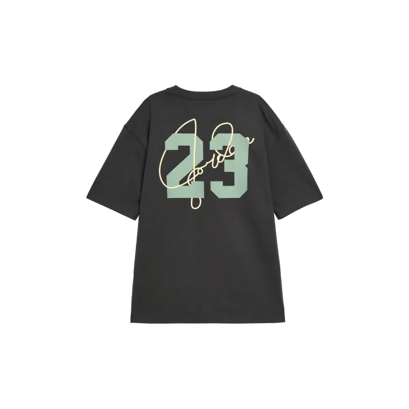 Jordan Drop Shoulder Sleeve T Shirt Women's Black-1