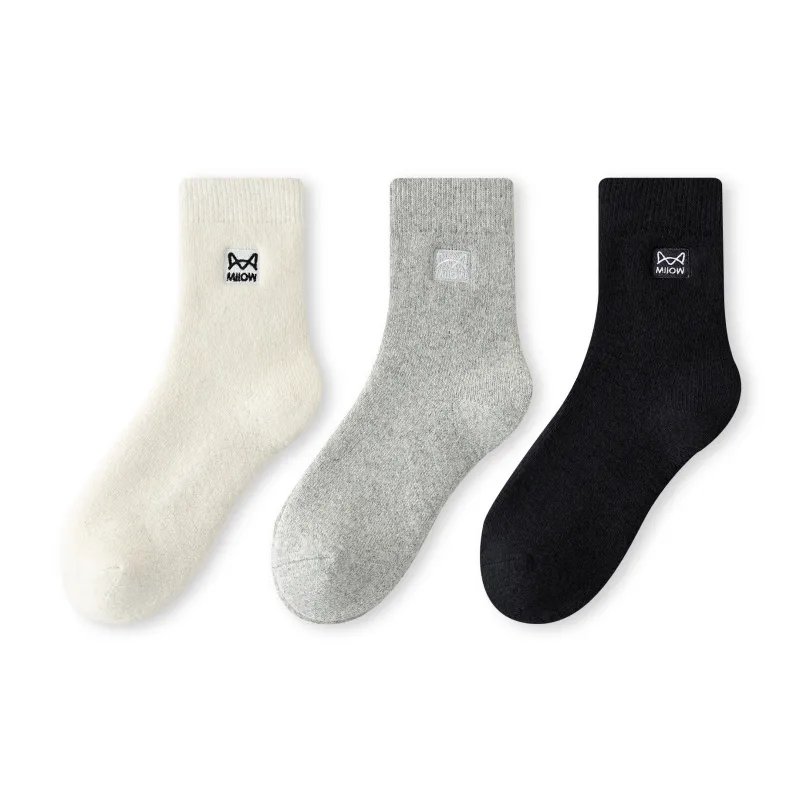 MIIOW Fruit Printing Series Mid Calf Socks Men 3 Pack-4