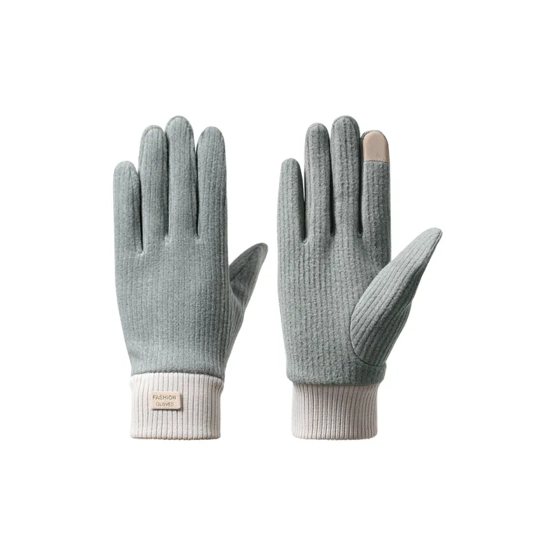 YUZHAOLIN Warm Knit Gloves Women's-7