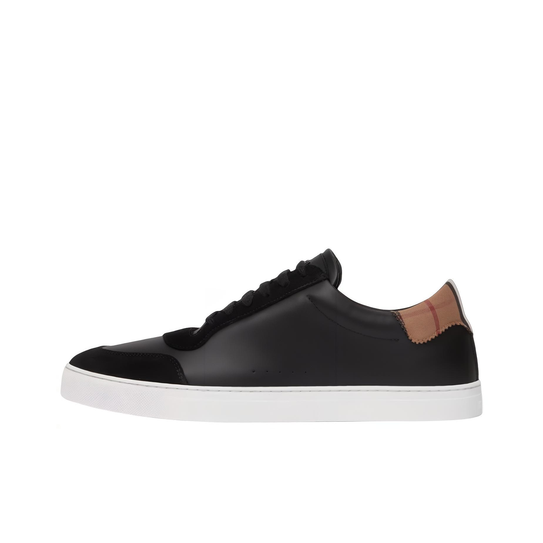 Burberry Leather and Suede House outlet Check Cotton Sneakers