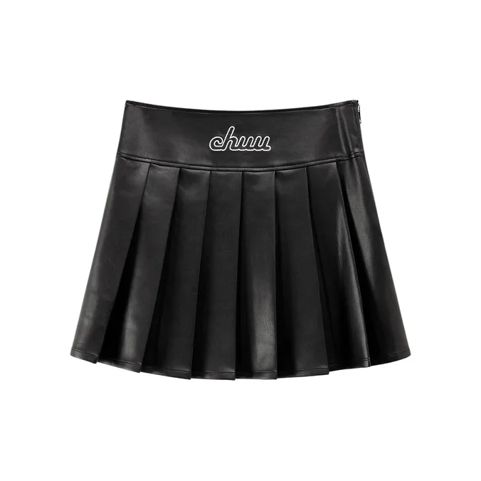 CHUU Casual Short Skirts Women's Black-1