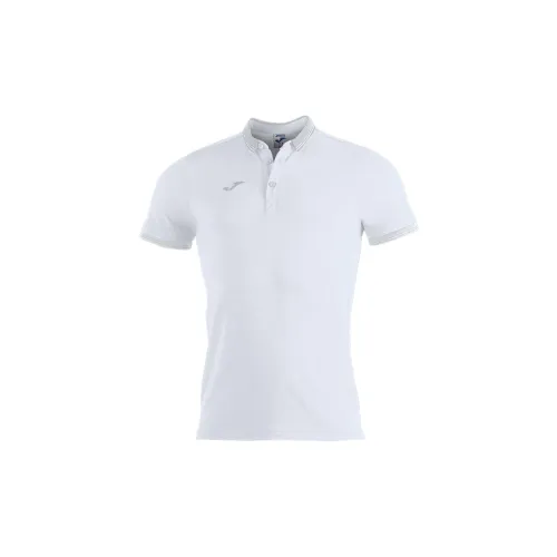 Joma Polo Shirts Men White Gray