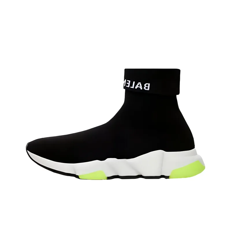 Balenciaga Speed Trainer Black White Volt Women's-0