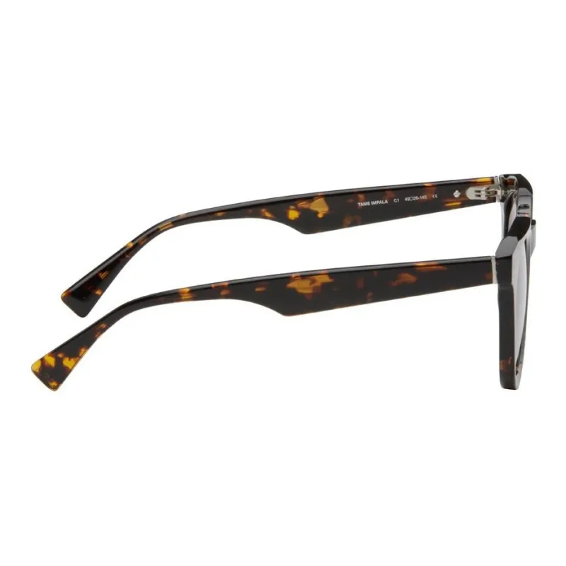 A.P.C Acetate Square Sunglasses Men Brown-2