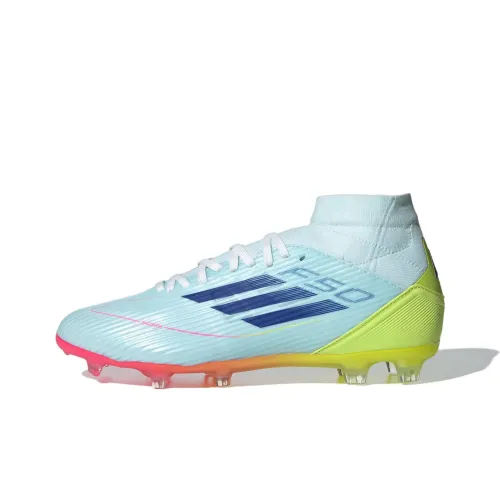 Adidas F50 Soccer Shoes Women's Mid-Top Blue/Yellow