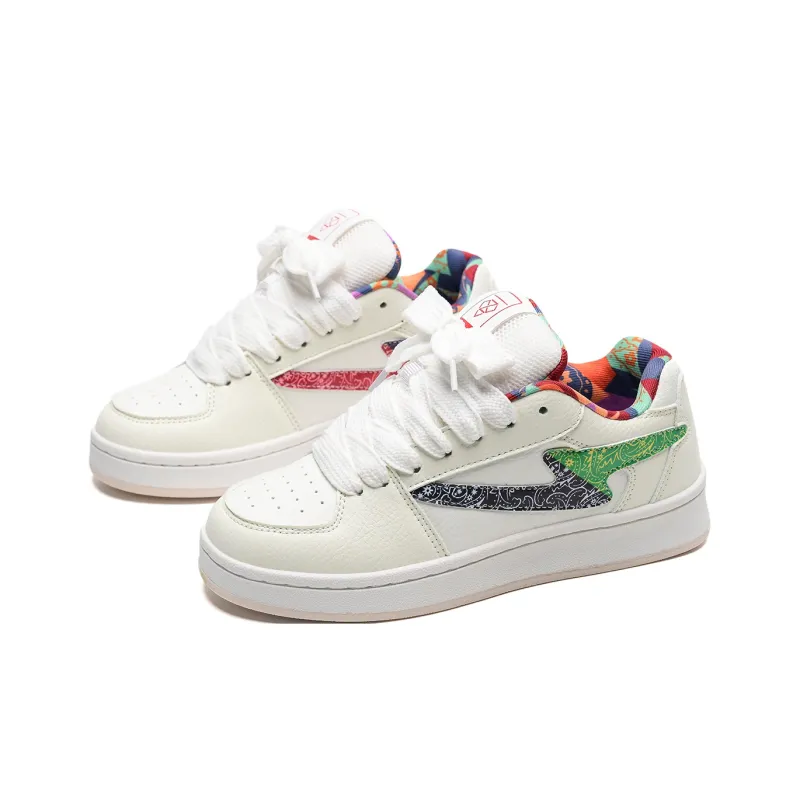 OAOQ Wear-resistant And Lightweight Low-Top Skateboard Shoes Unisex Box-33