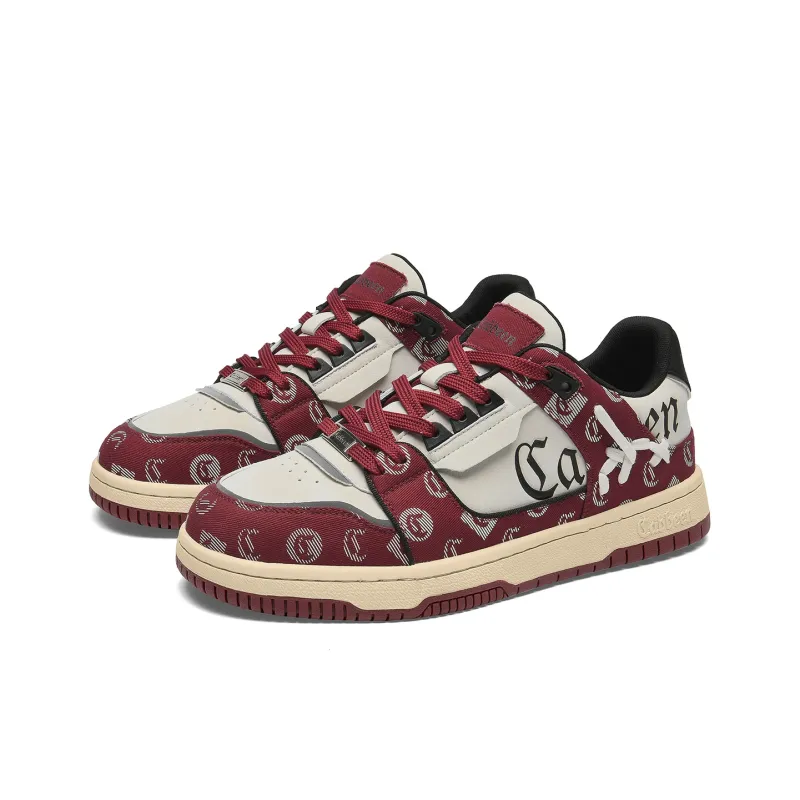 Cabbeen Paisley Low Top Trendy Casual Skateboard Shoes Unisex Couple-2