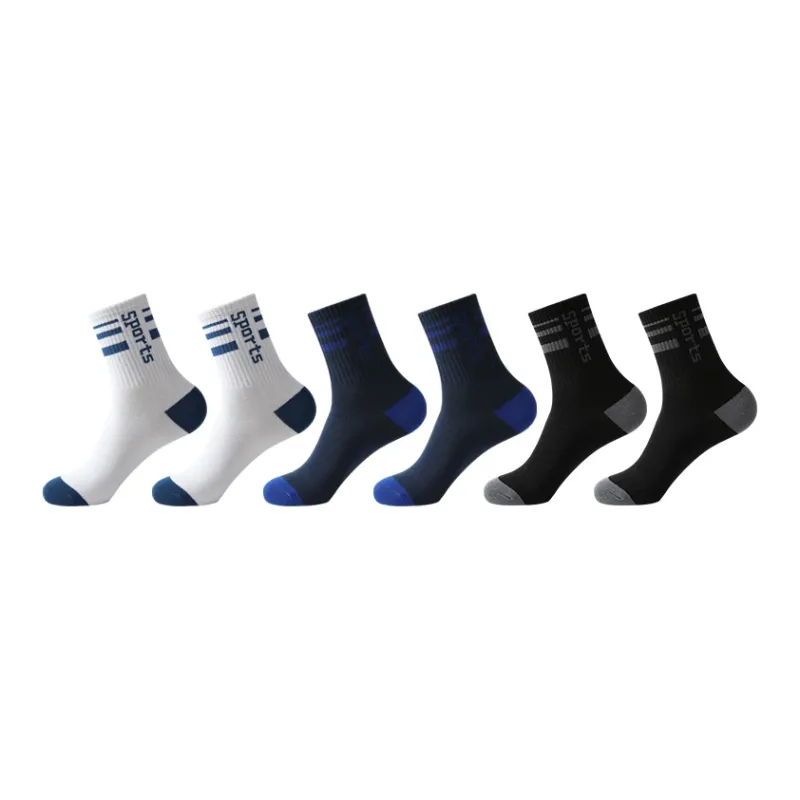 PLANDOO Mid Calf Socks Men 6 Pack-5