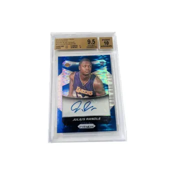 PANINI 14 15 Lakers Randle Rising Stars RC Prizm Signature Refractor BGS 9.5 Signature 10/10 Graded Cards 1 Pc