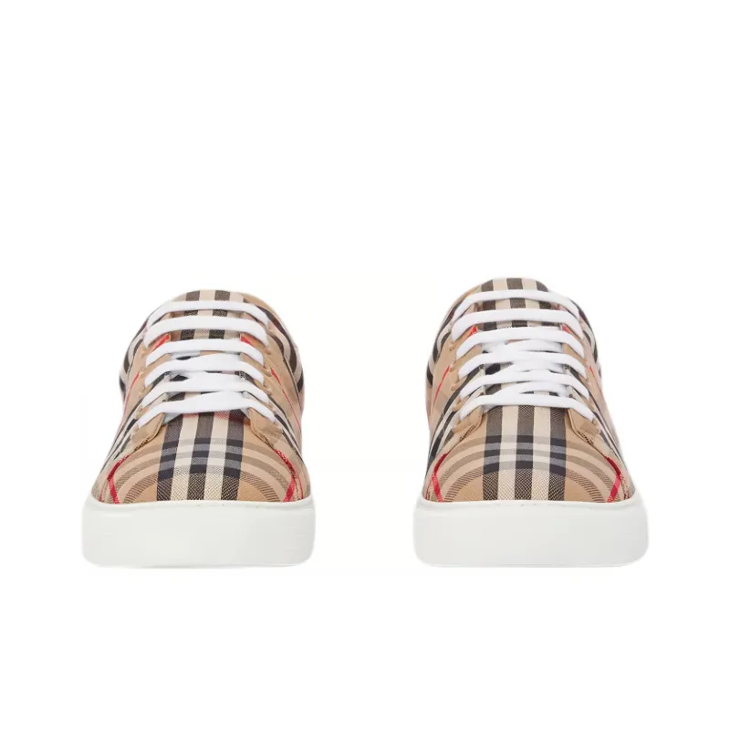 Burberry Vintage Check Lace-up Sneakers-2