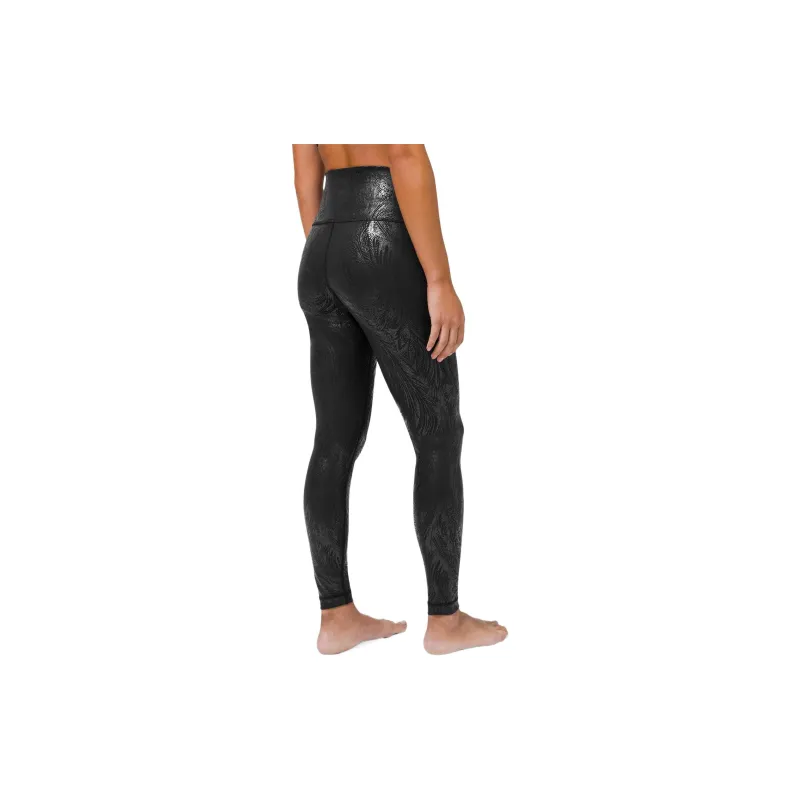 Lululemon Wunder Under Athletic Trousers Women's Black Foil-1