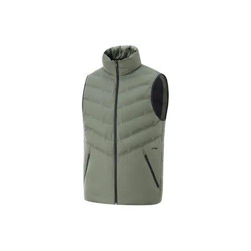 LINING Fitness Series Vests Men Screw Smoke Green