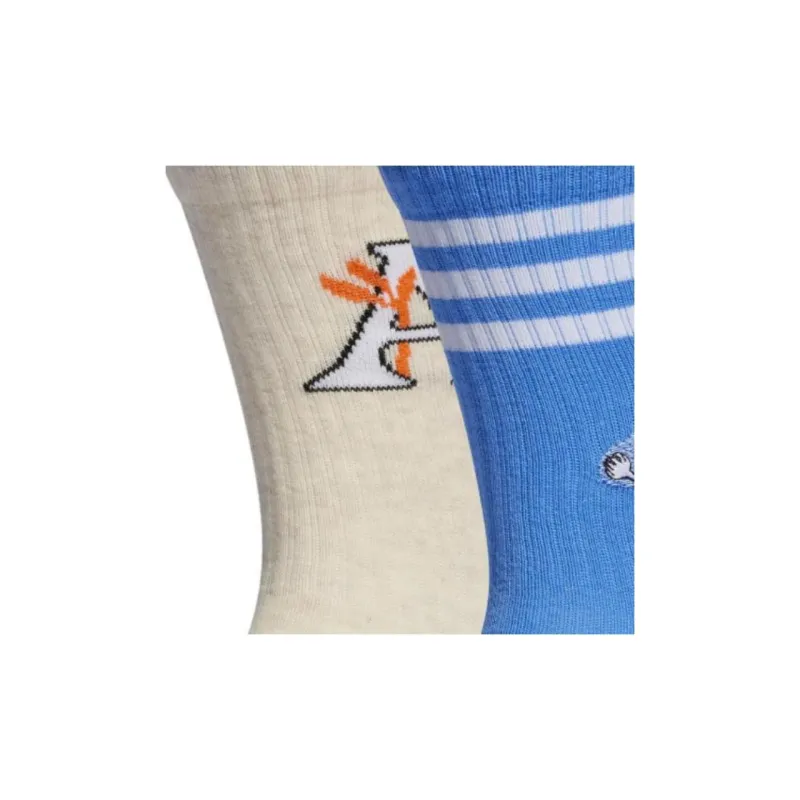 Adidas MOOMIN CREW SOCKS 2 PAIRS Mid Calf Socks Women's 2 Pack-3