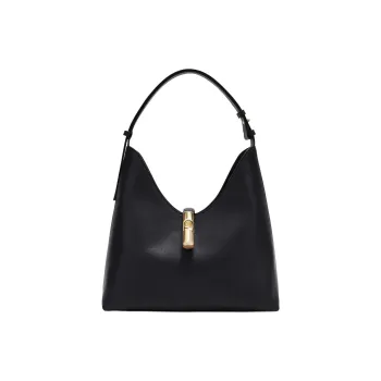 Furla Calfskin Tote Bag, Shopping Bag, Shoulder Bag, Handbag Men's Black