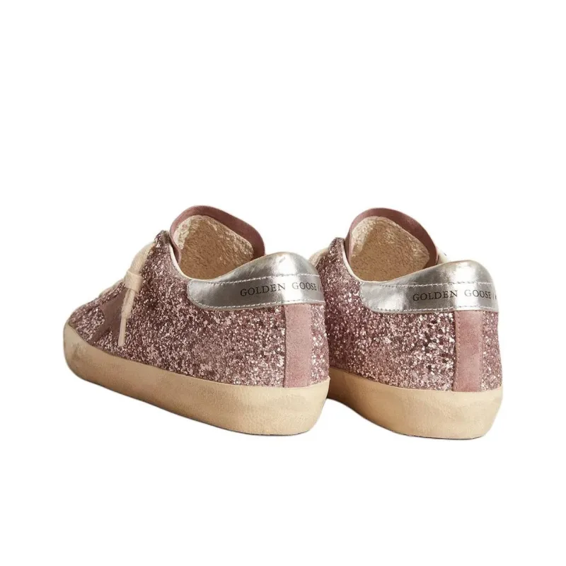 Golden Goose Super Star Skateboard Shoes Women's Pink-3