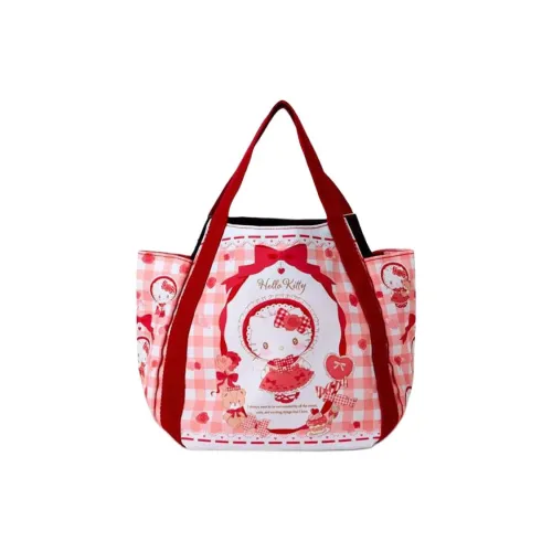 Sanrio Hello Kitty Polyester Lunch Bag Handbag Regular Women's Red