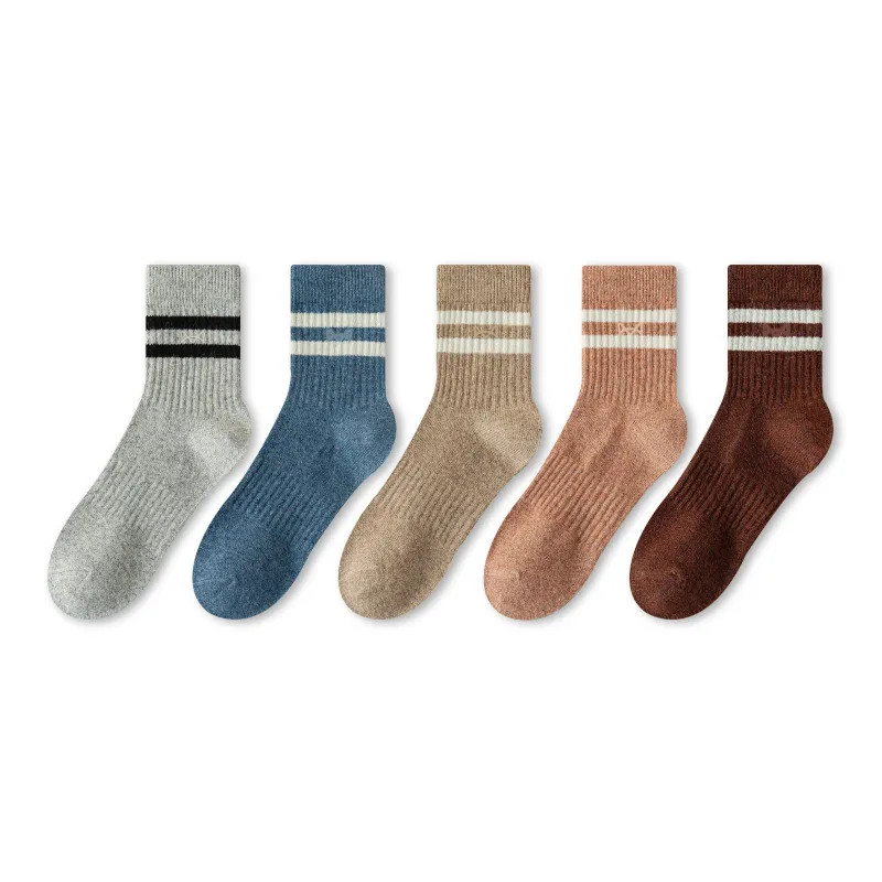 MIIOW Fruit Printing Series Mid Calf Socks Unisex Combo Set-15