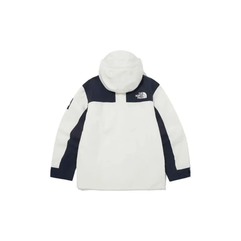 THE NORTH FACE Outdoor Hiking Waterproof And Windproof Windbreaker Jacket Unisex Cream White-1