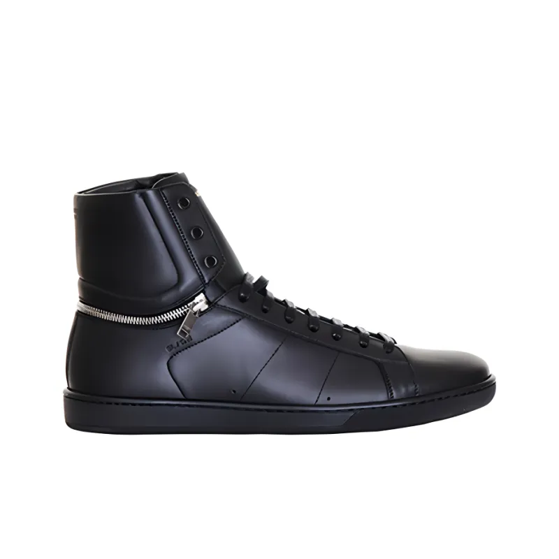 SAINT LAURENT Casual Shoes Men High Top Black-1