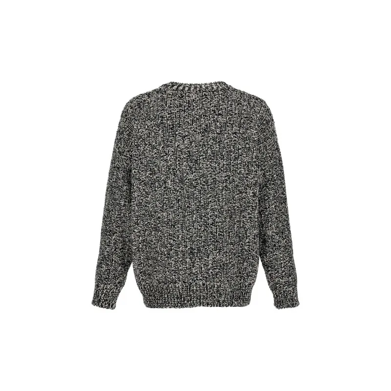 JIL SANDER Logo Jacquard Crewneck Sweater-1