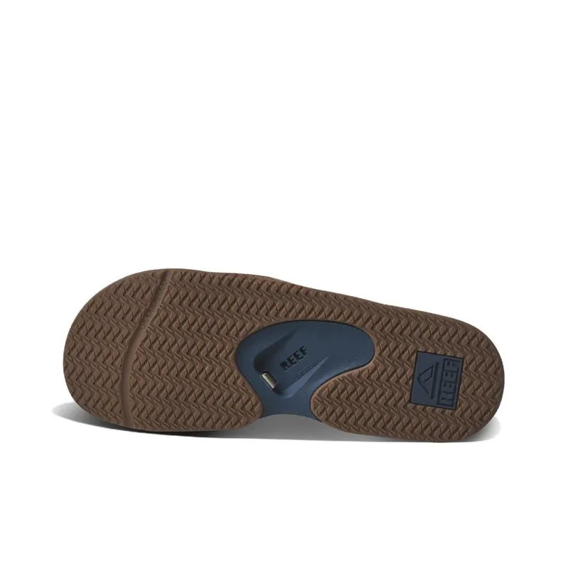 REEF Rubber Sole Slip-Resistant Abrasion-Resistant Slide Slippers Men Blue-4