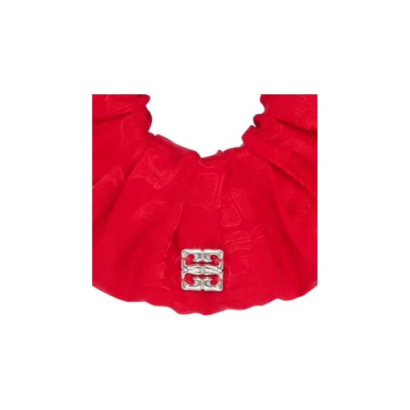 GIVENCHY Silk Hair Ties Women's Vermilion-2