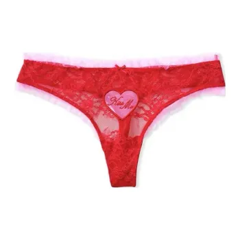 Victoria's Secret Underpants Women's 1 Pack Red Heart