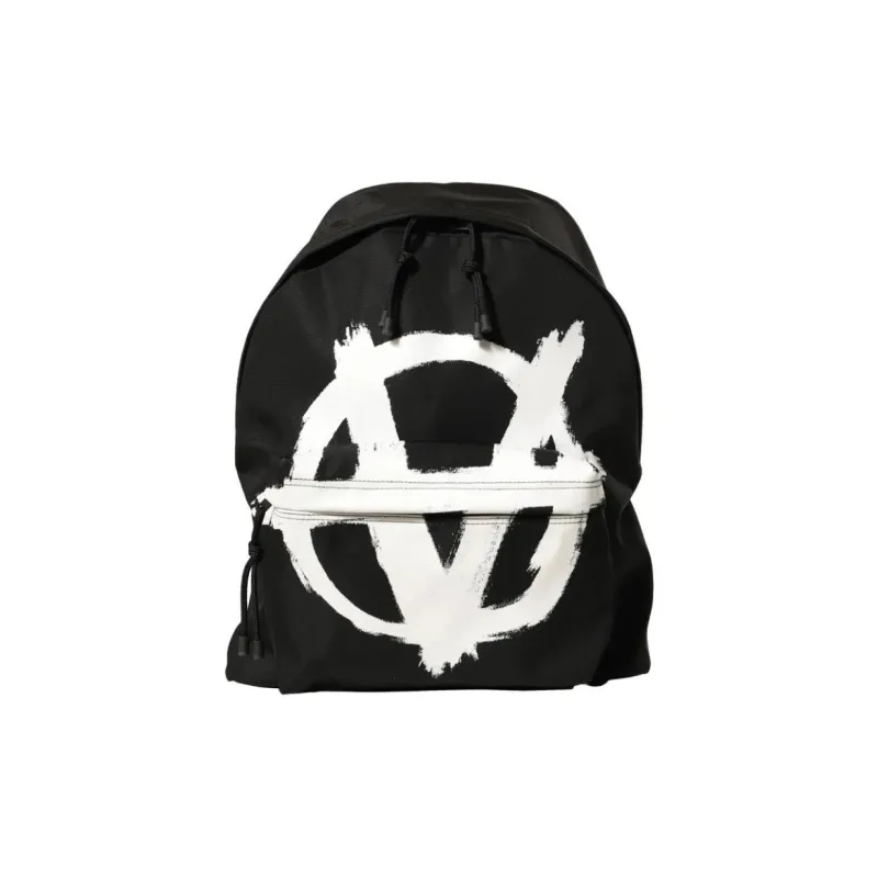 Vetements Canvas Backpack Men's Black-1