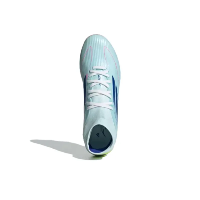 Adidas F50 Cushioning, Slip Resistant, And Abrasion Resistant Soccer Shoes Women's Blue-4