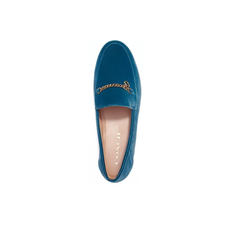 COACH Hanna Loafers Women's Deep Turquoise-3