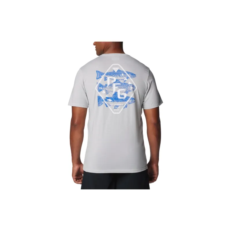 Columbia PFG TARPON RISE T-Shirt Men Gray-1