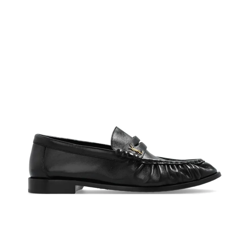 SAINT LAURENT Le Loafer Leather Loafers-1