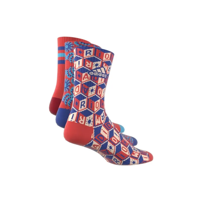 Adidas Mid-Calf Socks Unisex 3 Pack-2