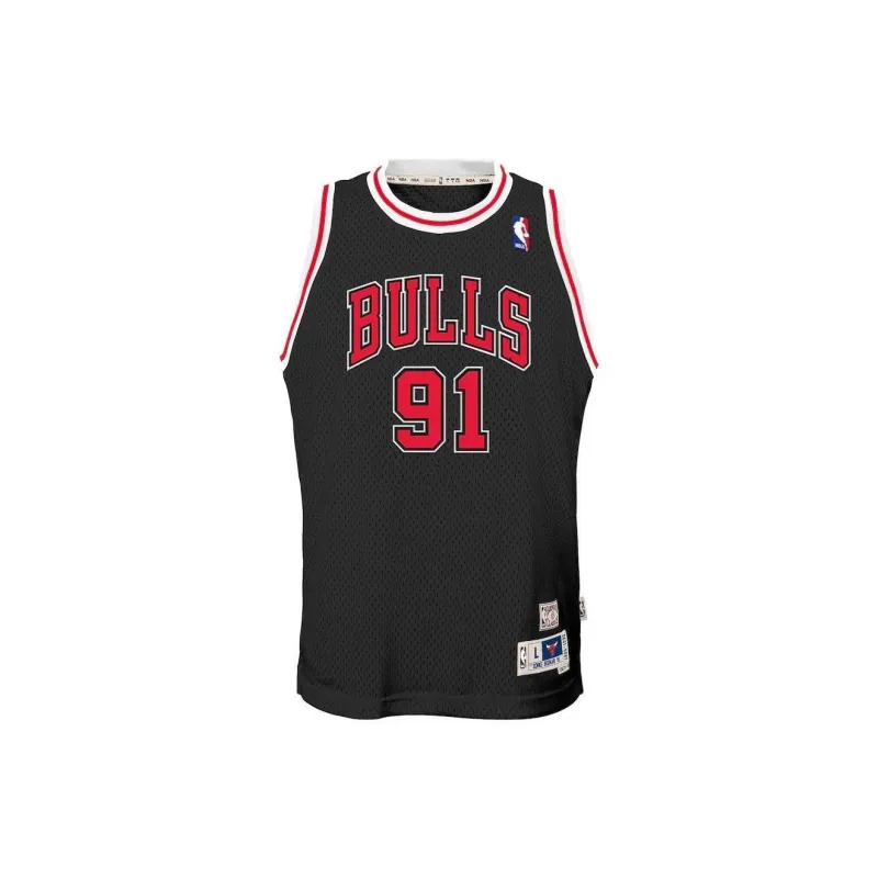 NBA Chicago Bulls Dennis Rodman Basketball Jerseys Unisex Black-1